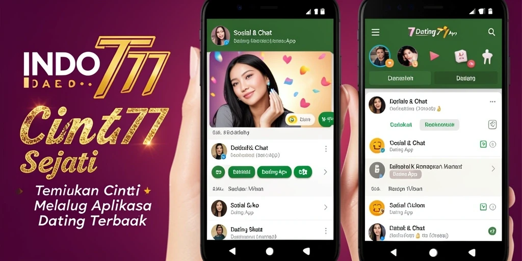 Antarmuka utama INDO777 menampilkan fitur-fitur kencan yang menarik.