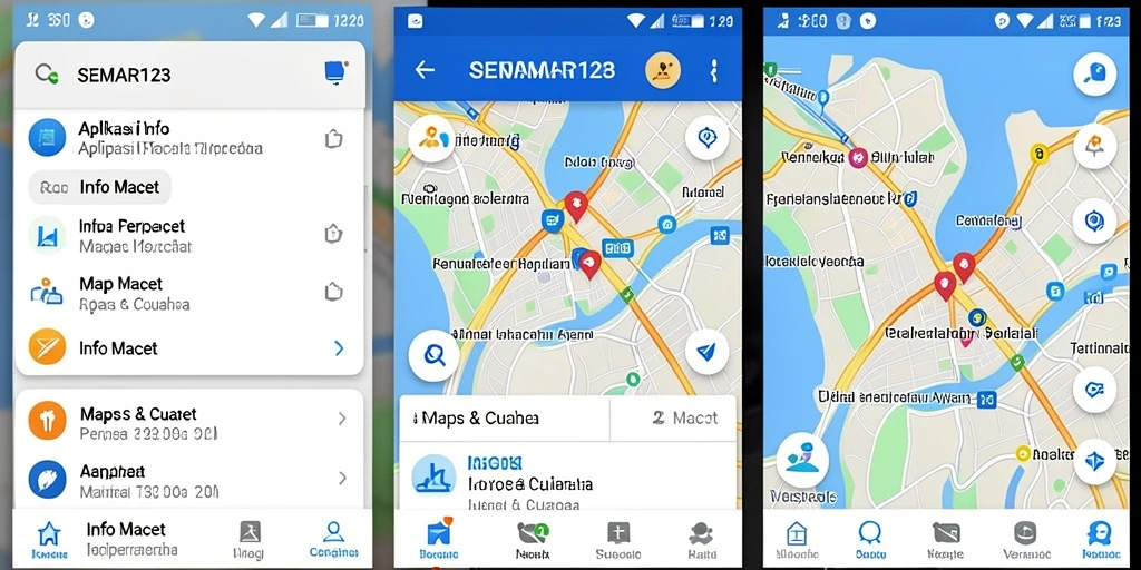 Antarmuka pengguna SEMAR123 menampilkan kondisi lalu lintas yang jelas dan informatif.